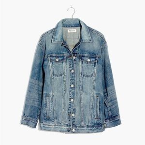 Madewell The Oversized Jean Jacket in Capstone Wash Size XS